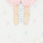 فستان بولو بنات بالشعار باللون الابيض , 1, hi-res