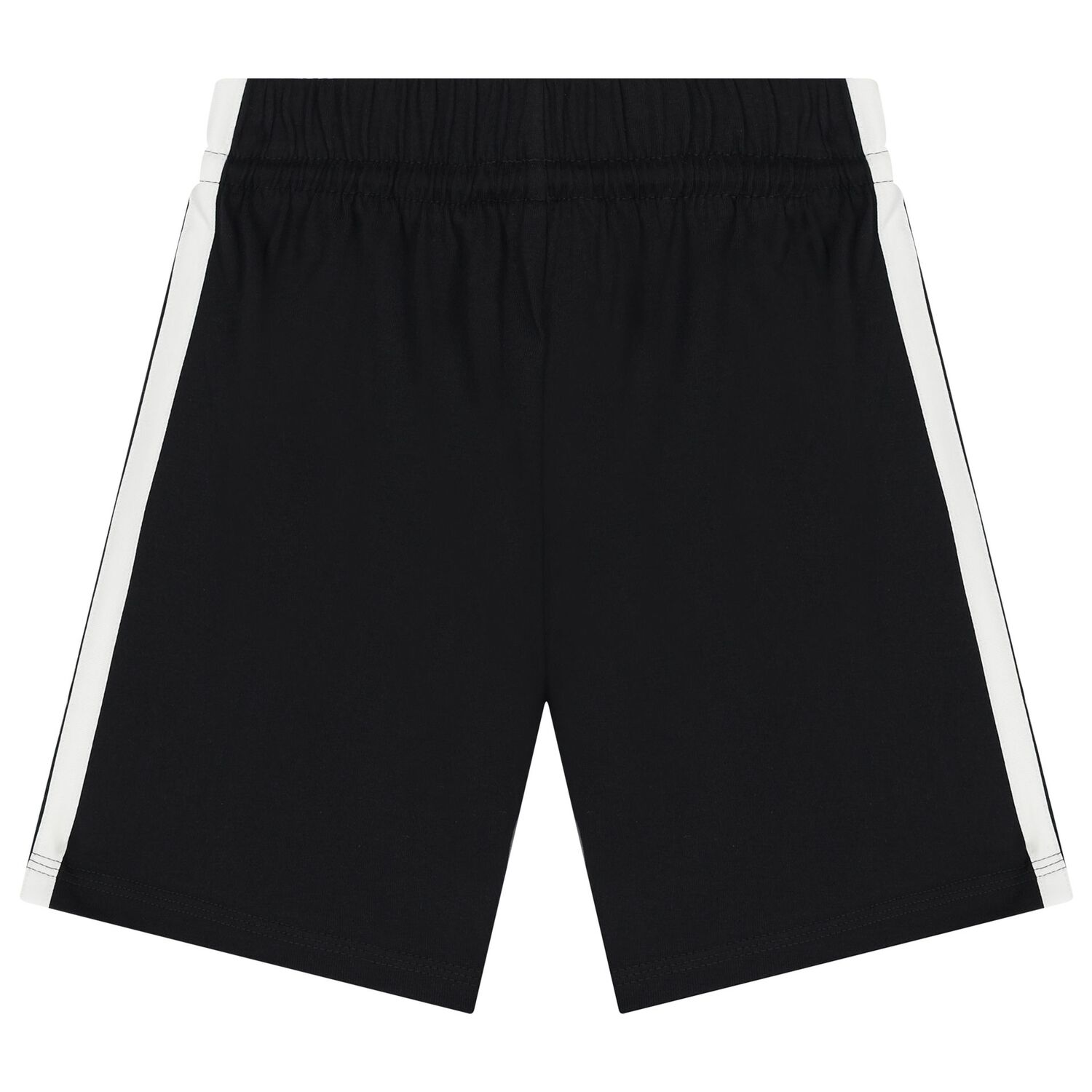White & Black Logo Shorts Set, 1, hi-res