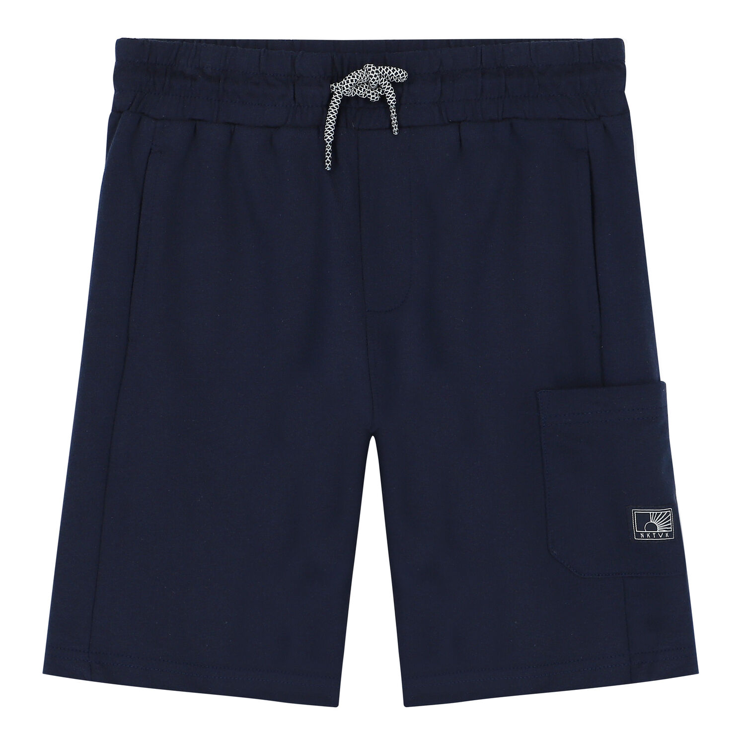 Boys Ivory & Navy Shorts Set, 1, hi-res