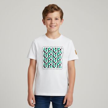 Boys White Logo T-Shirt