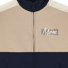 Boys Navy Blue & Beige Tracksuit, 1, hi-res