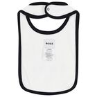 طقم بودى سوت للاولاد باللون الابيض والاسود , 1, hi-res