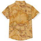 Boys Beige Geo Map Shirt, 1, hi-res