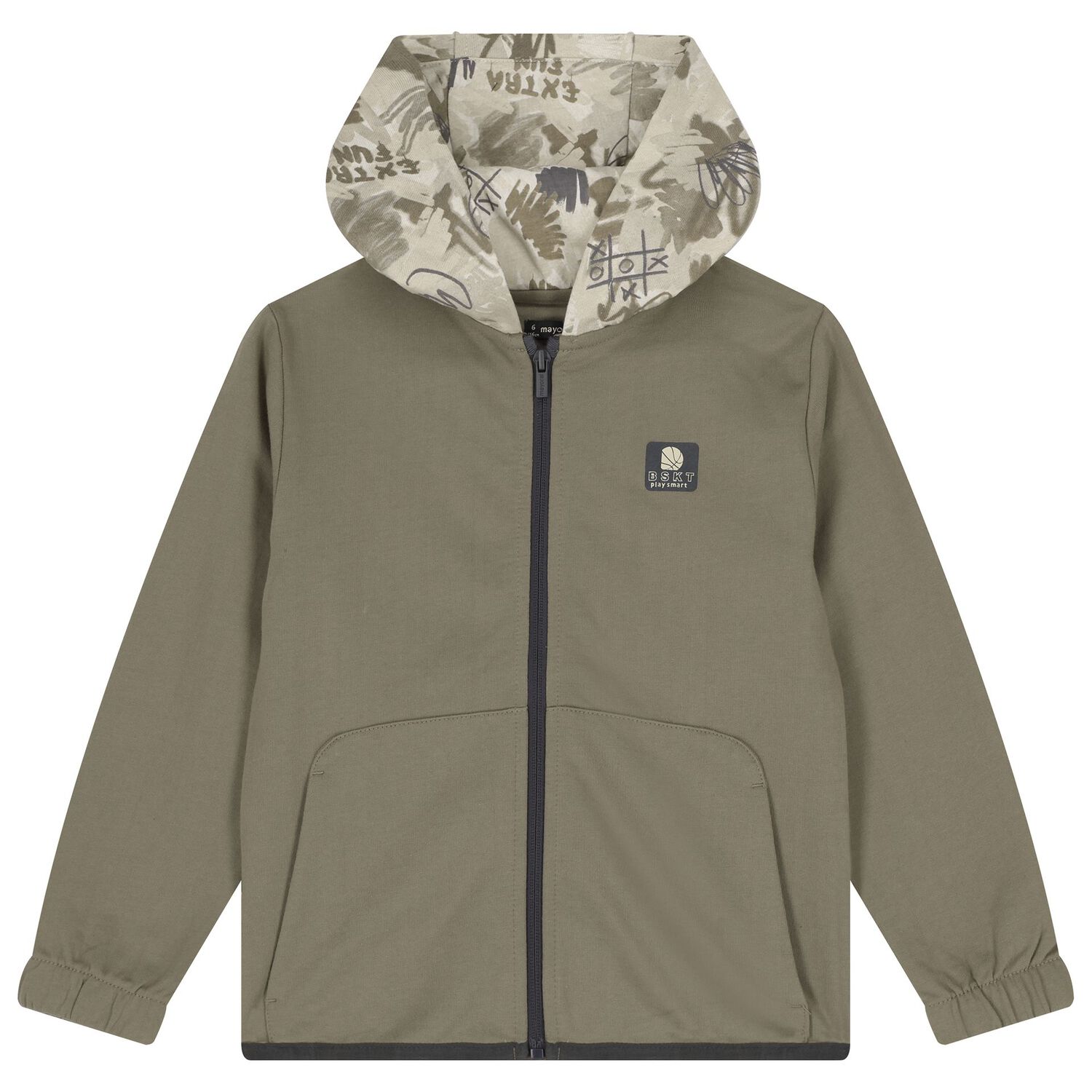 طقم بدله رياضيه للاولاد باللون الاخضر والرمادى ( 3 قطع ) , 2, hi-res