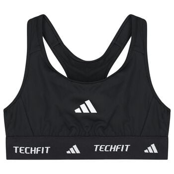 Girls Black Logo Bra Top
