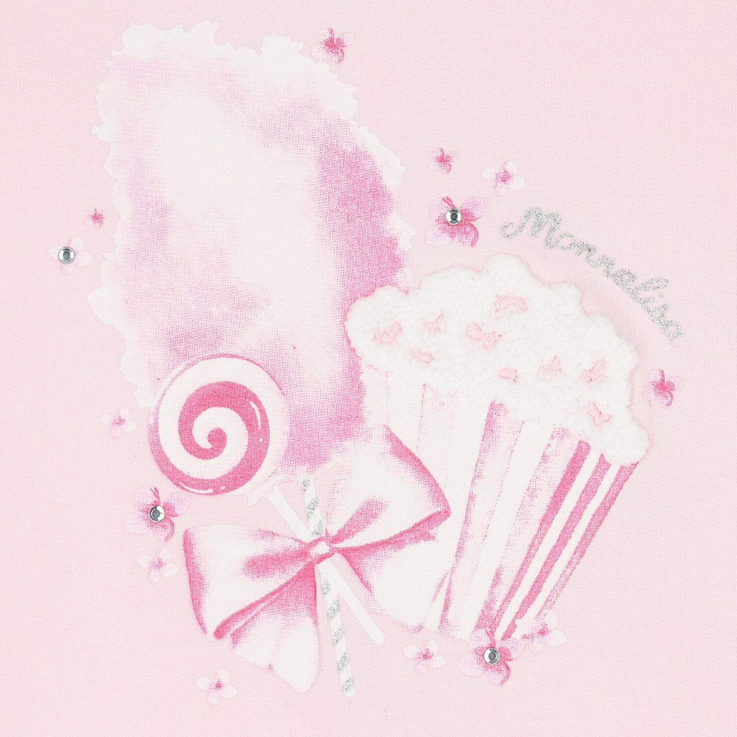 Younger Girls Pink Tracksuit, 1, hi-res