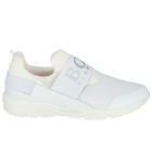 Boys White Logo Trainers, 2, hi-res