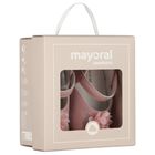 Baby Girls Pink Flower Pre Walker Shoes, 3, hi-res