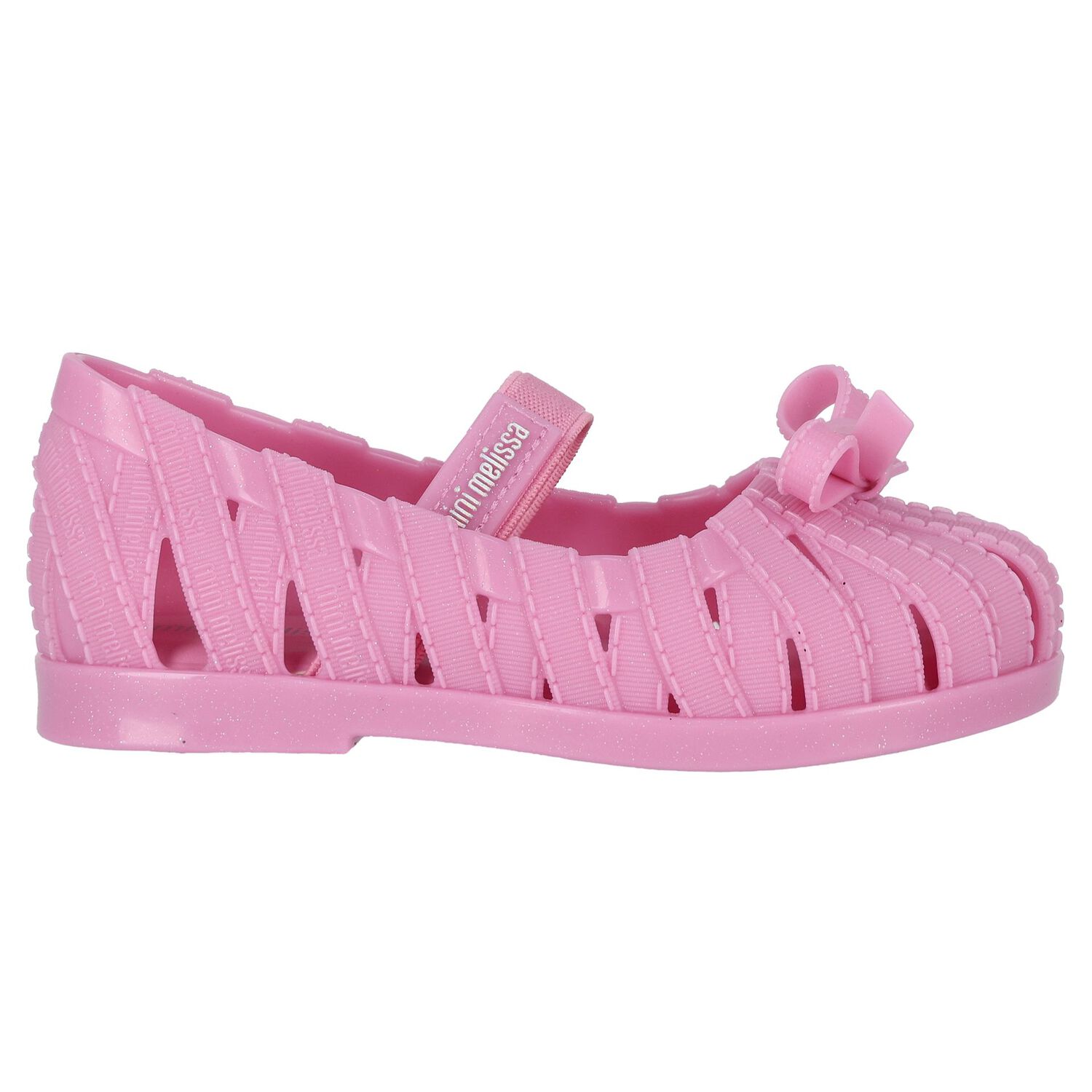 Younger Girls Pink Bow Shoes, 2, hi-res image number null