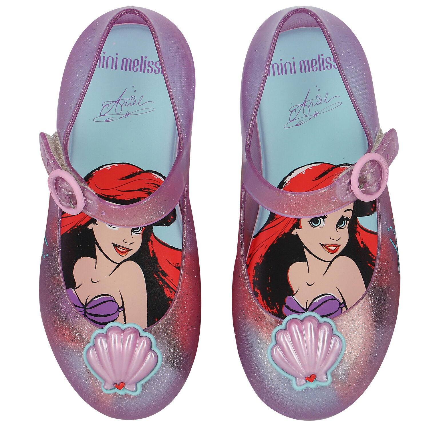 حذاء جيلي باللون الأزرق للبنات, 3, hi-res image number null