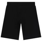 شورت بالشعار باللون الأسود, 3, hi-res