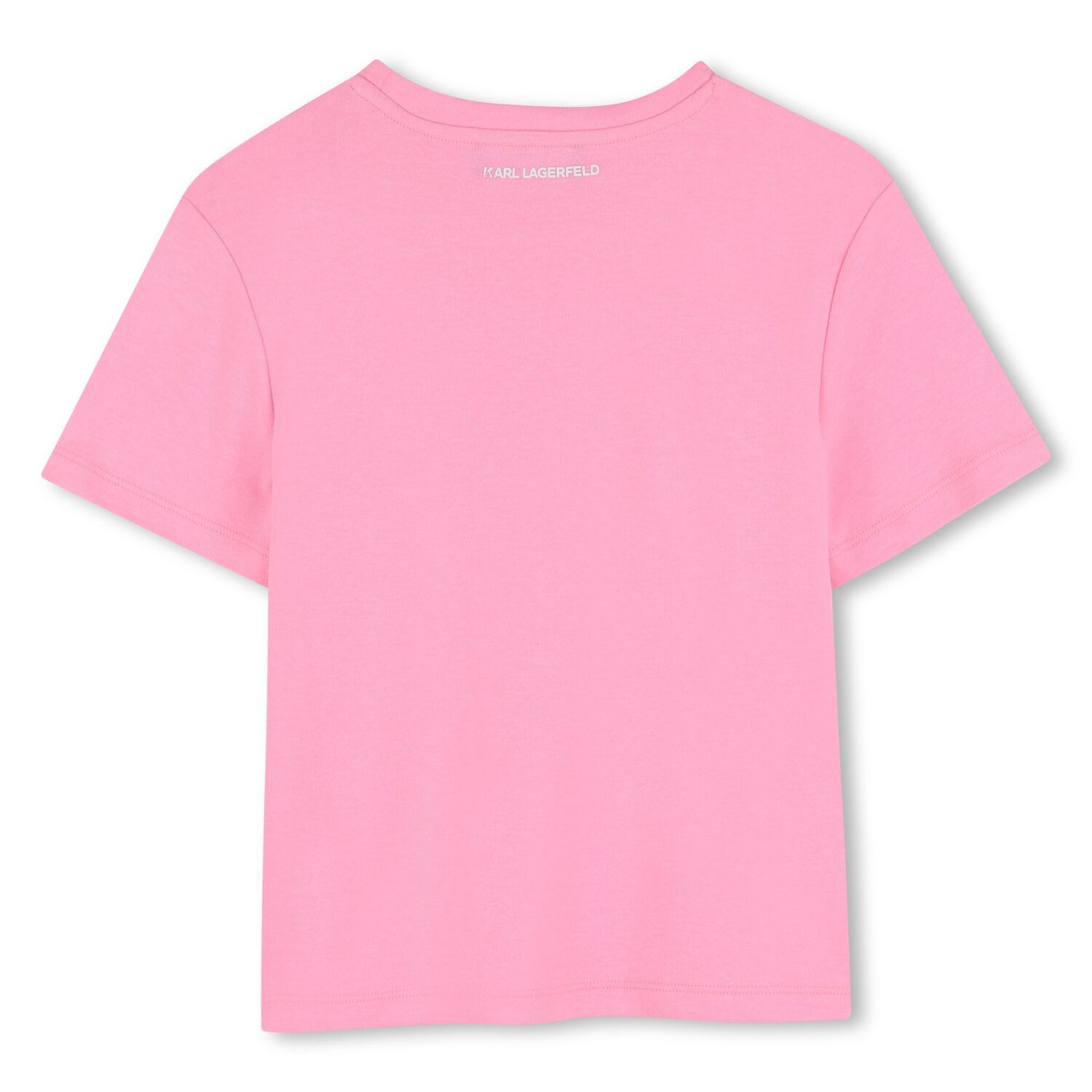Girls Pink Choupette Logo T-Shirt, 1, hi-res