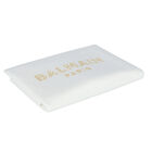 بطانية بالشعار باللون الأبيض, 1, hi-res