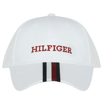 White Logo Cap