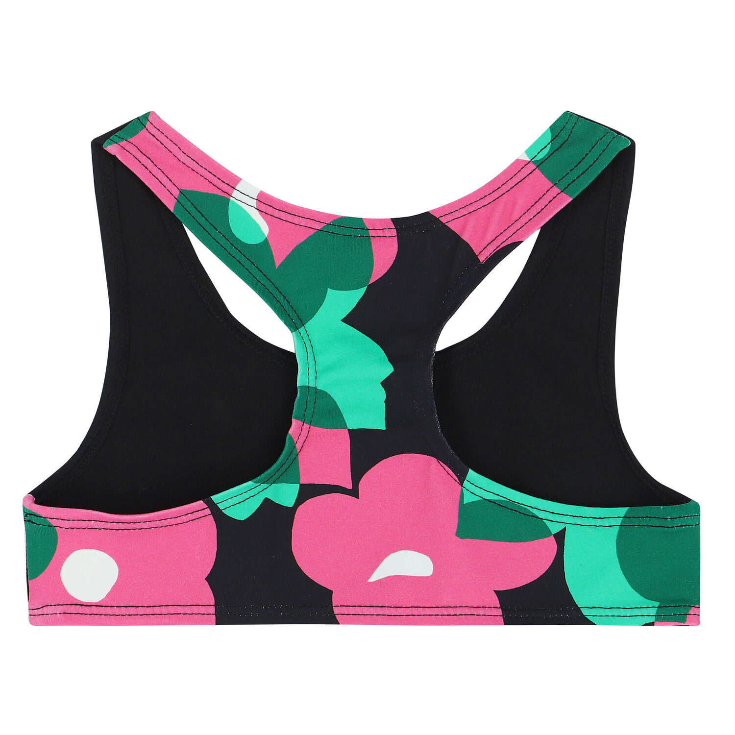 حمالة صدربالشعارباللون الأسود للبنات , 1, hi-res image number null