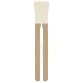 Girls Gold Shimmer Tights