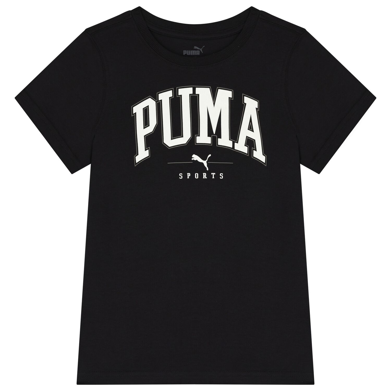 تيشيرت أولاد بالشعار باللون الأسود, 1, hi-res image number null