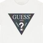 تيشيرت اولاد بالشعار باللون الابيض , 1, hi-res