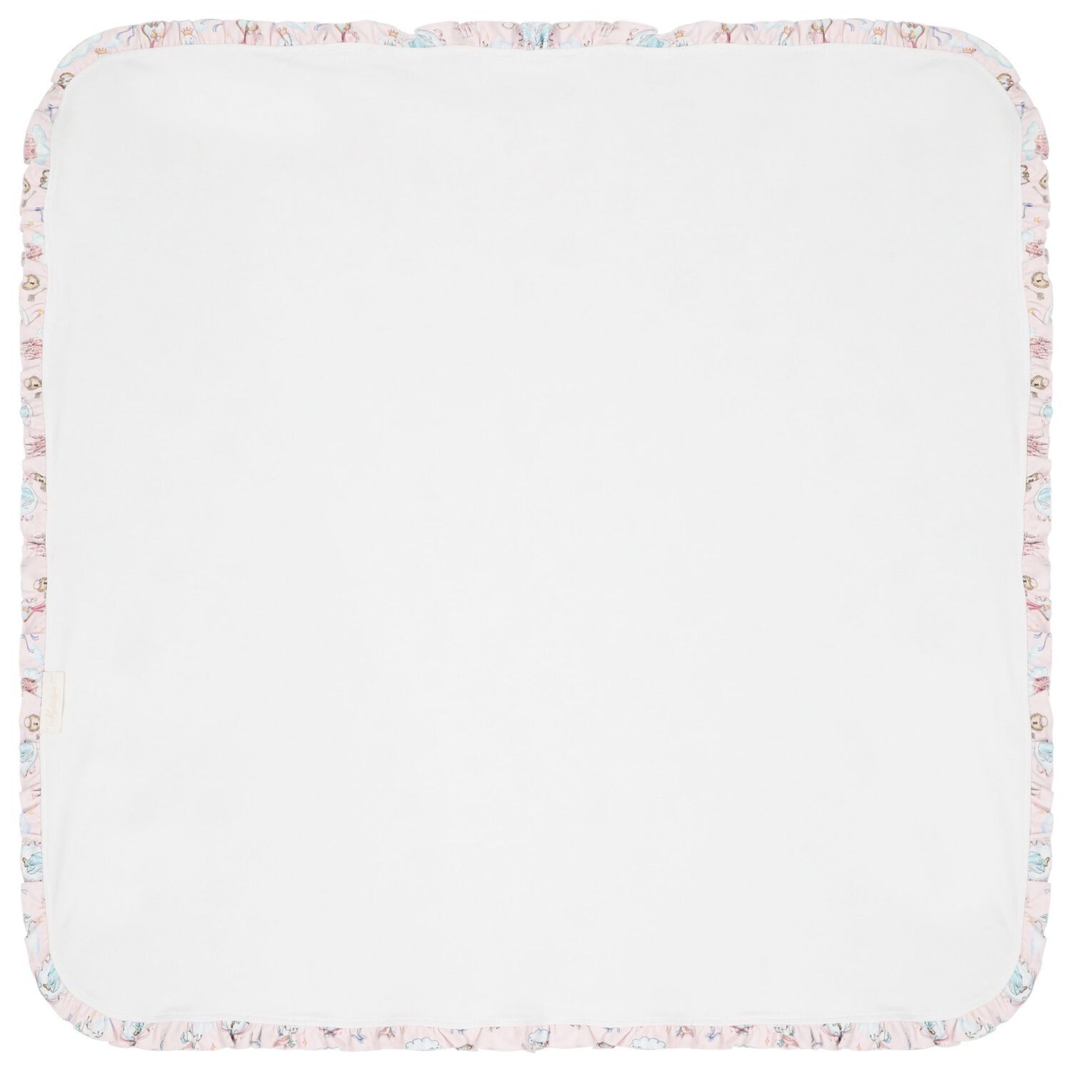 بطانية بنات بطبعة الأميرات  باللون الوردي, 1, hi-res