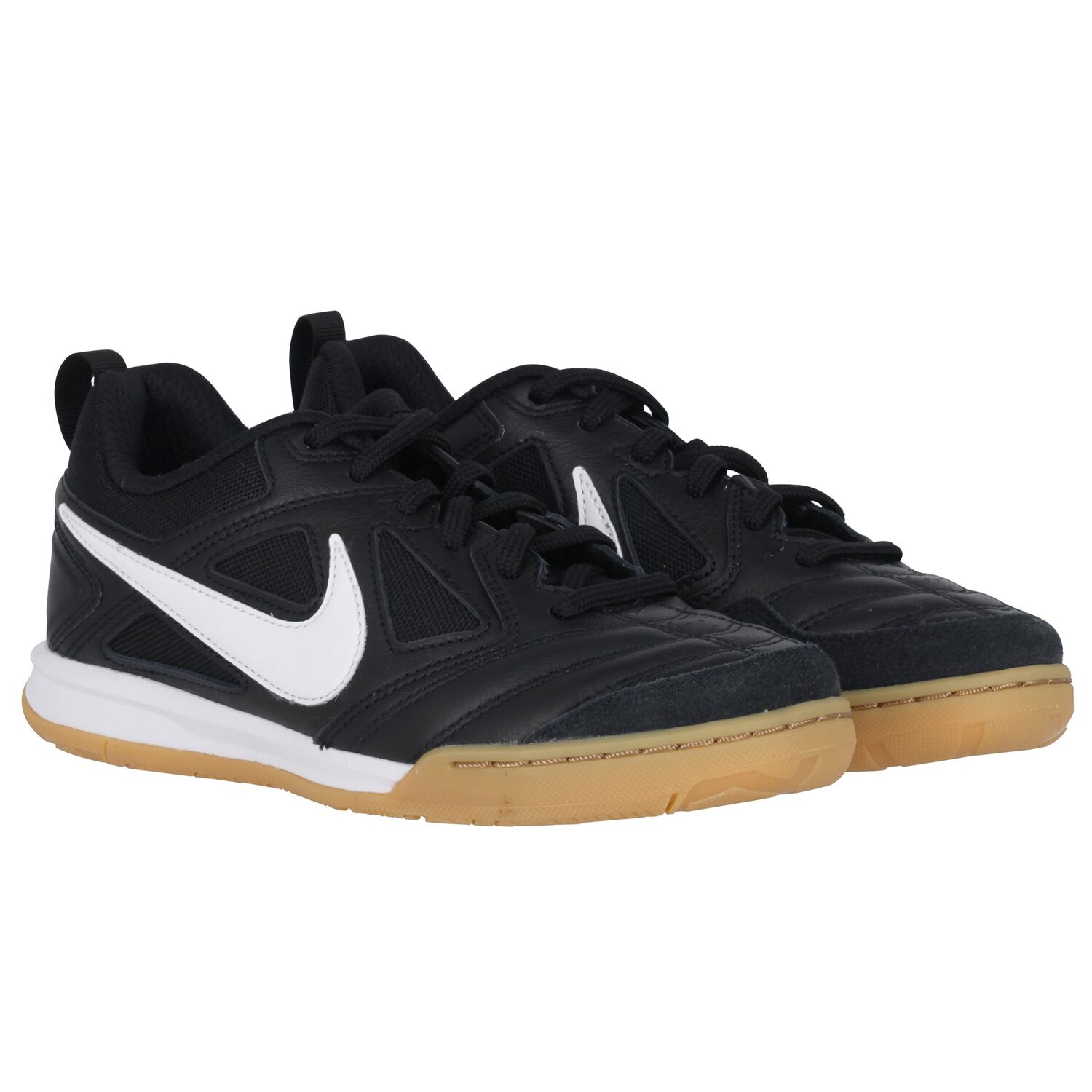 Black & White Gato Logo Trainers, 1, hi-res