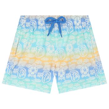 Boys Muti-Colored Logo Swim Shorts