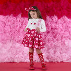 Girls Red & Pink Heart Shoulder Bag, 1, hi-res