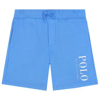 Boys Blue Logo Shorts
