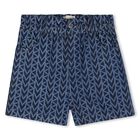 Girls Blue Logo Shorts, 1, hi-res