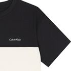 Boys Black & Ivory Cotton T-Shirt, 1, hi-res