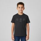 Boys Grey Cotton Logo T-Shirt, 1, hi-res