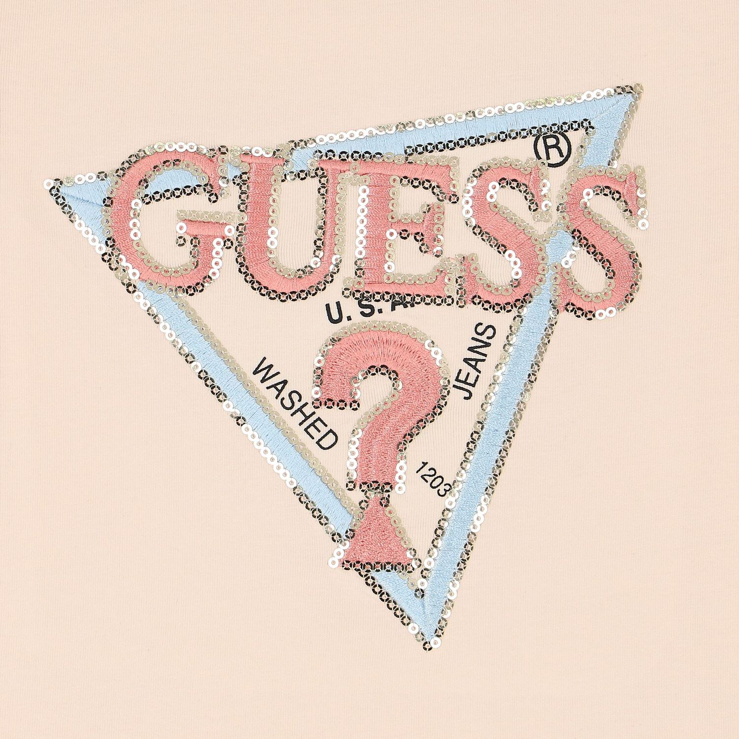 تيشيرت بنات بالشعار باللون الوردي, 3, hi-res image number null