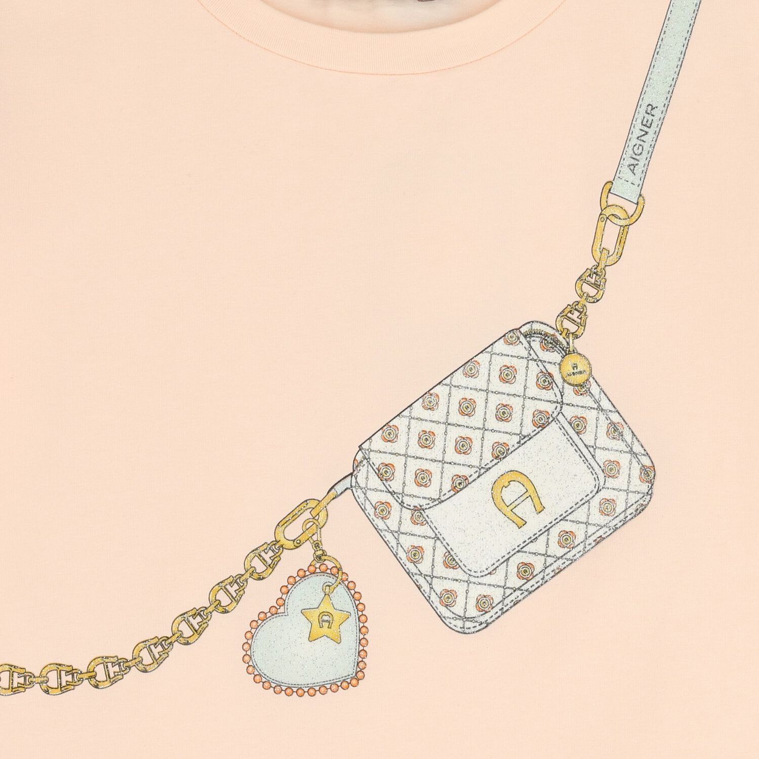 Girls Pink Bag T-Shirt, 2, hi-res