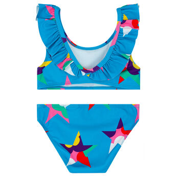 Girls Blue Star Bikini