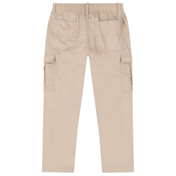 Boys Beige Trousers