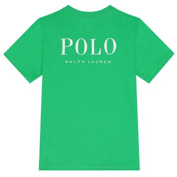 Boys Green Logo T-Shirt