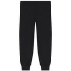 Boys Black Logo Joggers, 1, hi-res