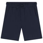Boys White, Red & Navy Blue Shorts Set, 1, hi-res