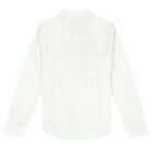 بلوزة قطن بالشعار باللون الابيض للبنات, 1, hi-res