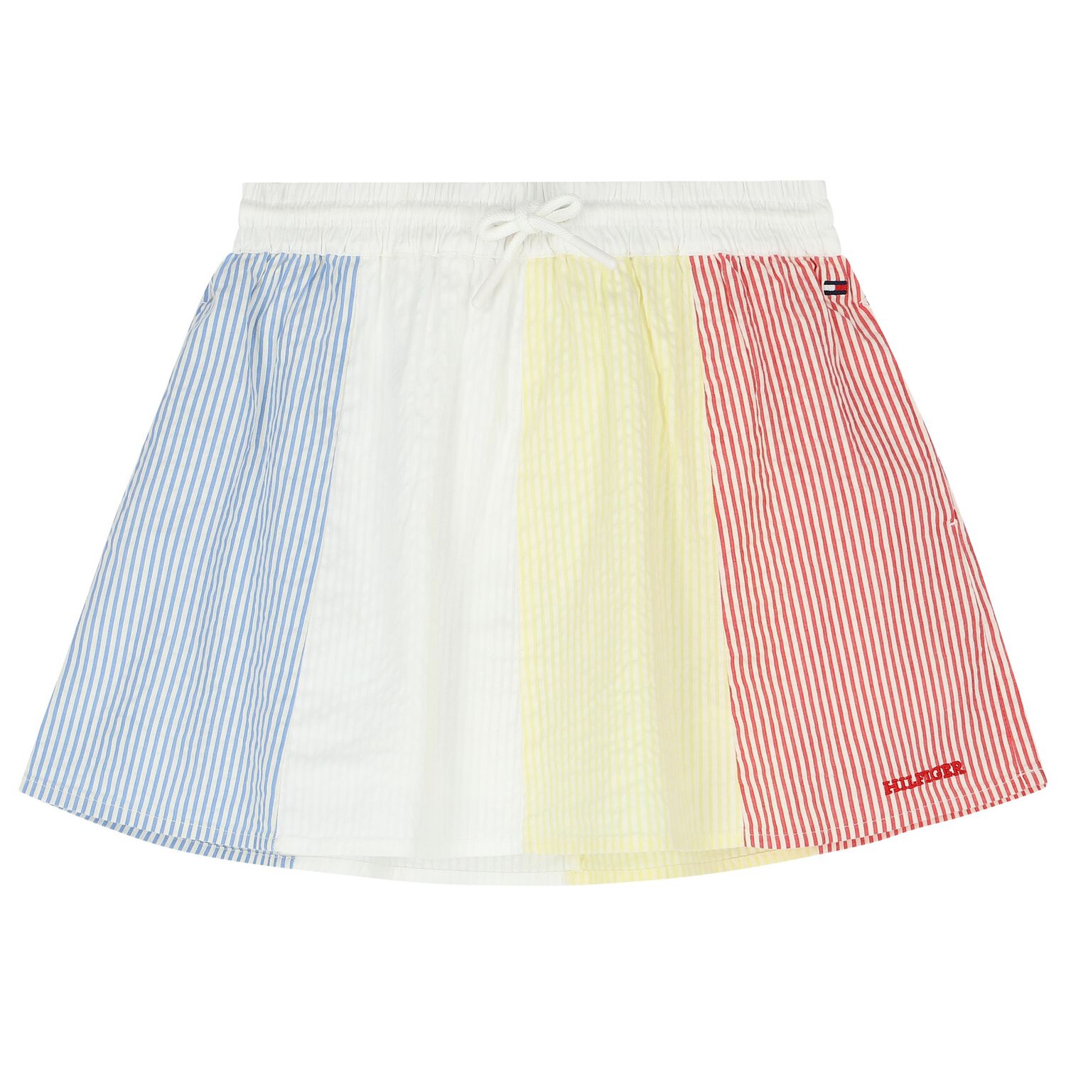Girls Multi-Coloured Logo Skirt, 1, hi-res