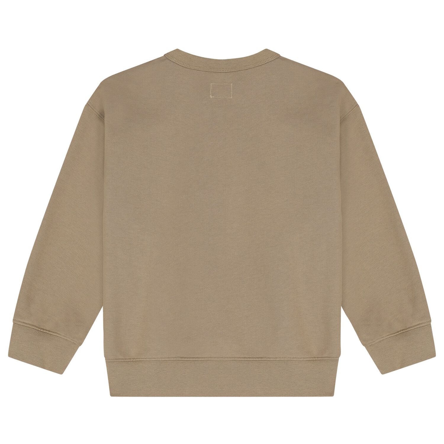 بدلة رياضية بشعار باللون البيج للأولاد, 1, hi-res