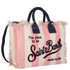 Girls Pink & Beige Colette Logo Tote Bag ( 30cm ), 1, hi-res