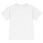 Boys White Cotton Logo T-Shirt, 1, hi-res