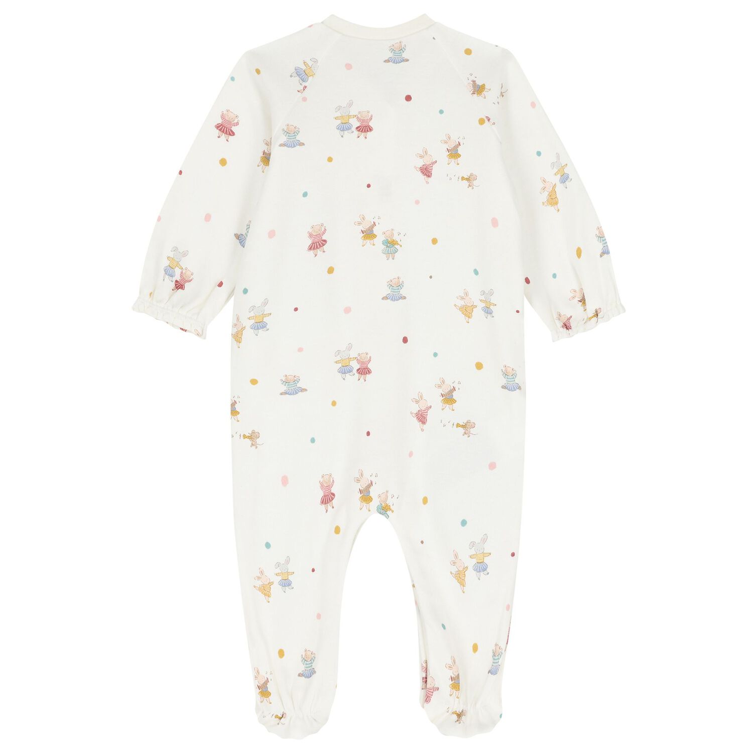 Baby Girls Ivory Babygrows ( 2-Pack ), 1, hi-res
