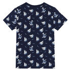 Boys Navy Yacht T-Shirt, 1, hi-res