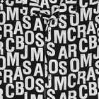 قميص أولاد بالشعار باللون الأسود والأبيض, 1, hi-res