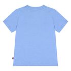 Younger Boys Blue Logo T-Shirt, 2, hi-res