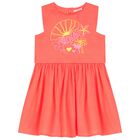 فستان بنات باللون البرتقالى , 1, hi-res
