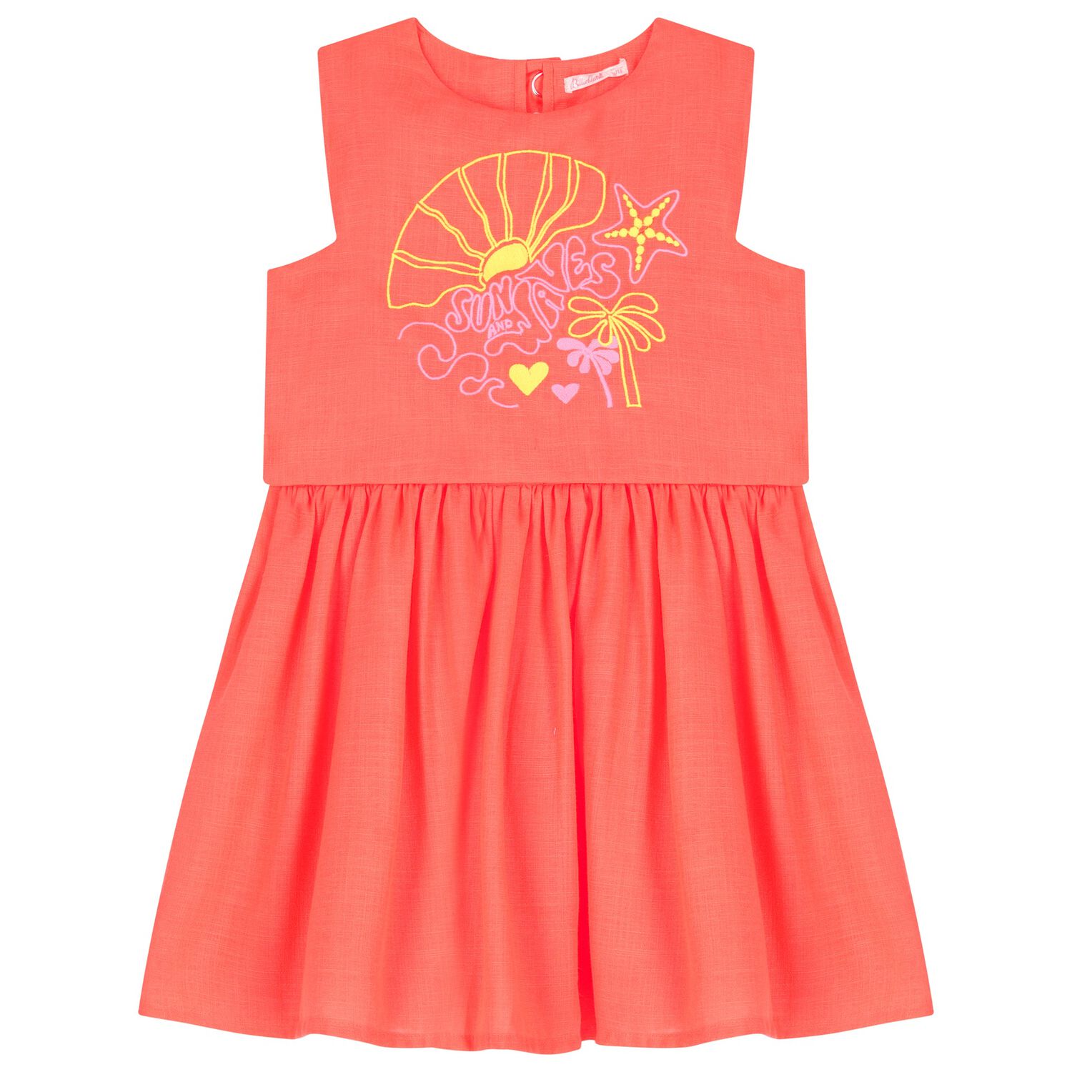 فستان بنات باللون البرتقالى , 1, hi-res image number null