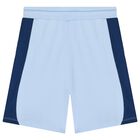 Boys Blue Logo Shorts Set, 1, hi-res
