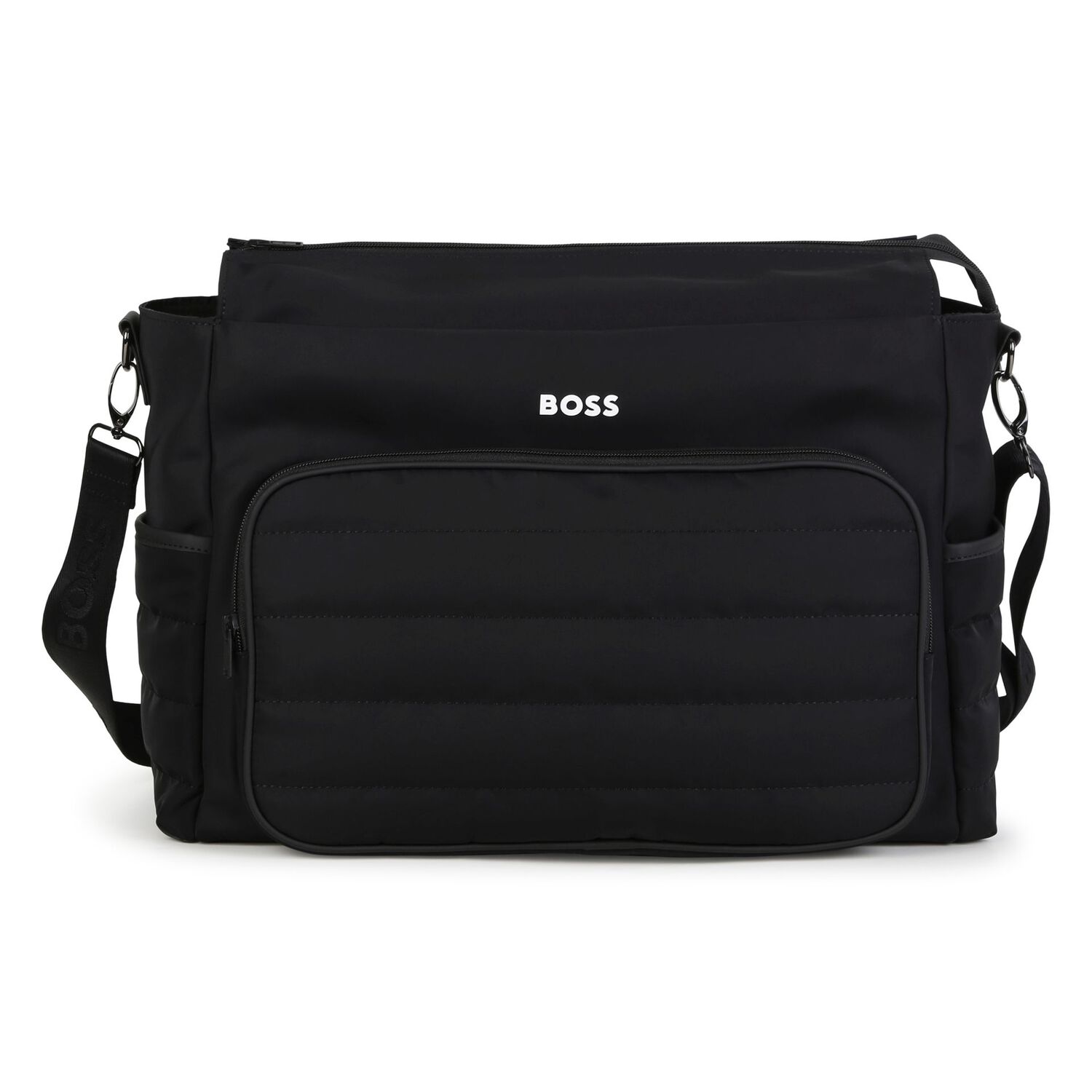 Mini Me Black Logo Changing Bag ( 39CM ), 1, hi-res